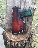 Retention Leather IWB- Pull The Dot Snap Loops
