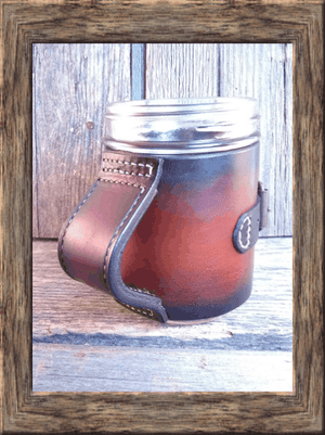 Leather Coffee Mug 16oz - Black Swamp Leather Company