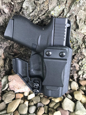 Kydex IWB CLAW- With Tacticlip - BLACK - Black Swamp Leather Company