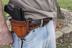 Double Thick- Gun Belt - Black Swamp Leather Company