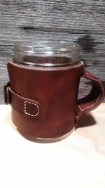 Leather Coffee Mug 16oz - Black Swamp Custom Holsters