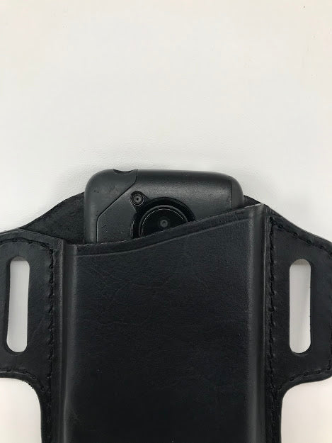 Cell Phone Holster/With Hole - Black Swamp Leather Company