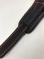 Half Cuff Leather Watch Band/Celtic/ Black - Black Swamp Leather Company