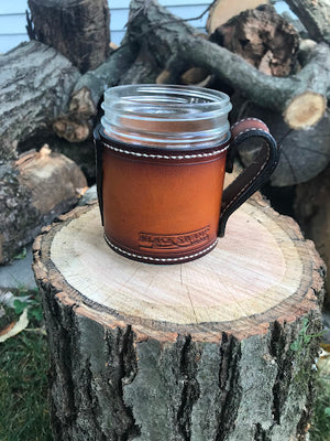 Leather Coffee Mug 16oz