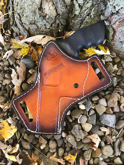 Cross Draw Retention Leather Holster OWB