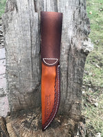 Leather Hand Tooled Knife Sheath