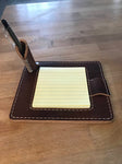 Note Pad Size 4"X4" -Brown