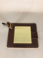 Note Pad Size 4"X4" -Brown