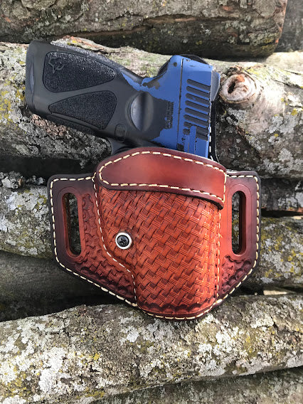 $ 49.95, | Classic Leather OWB Knife & Tool Holster with Adjustable  Retention