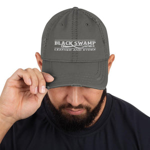 Distressed Dad Hat - Black Swamp Leather Company