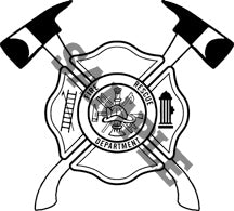 Firefighter Crossed Axes Design