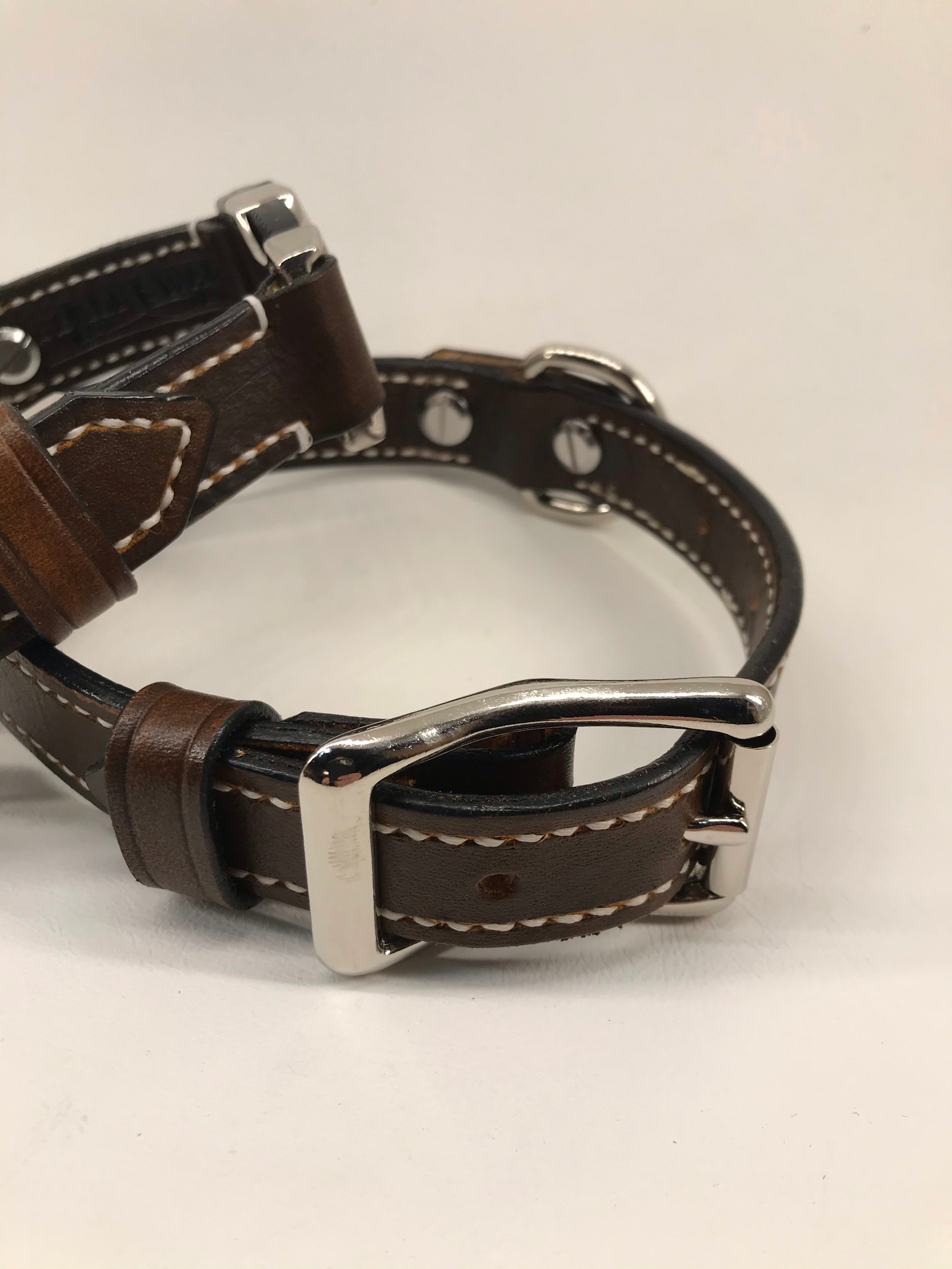 Quick Clip Leather Dog Collar - Black Swamp Leather Company