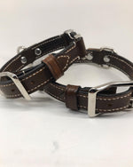 Quick Clip Leather Dog Collar - Black Swamp Leather Company