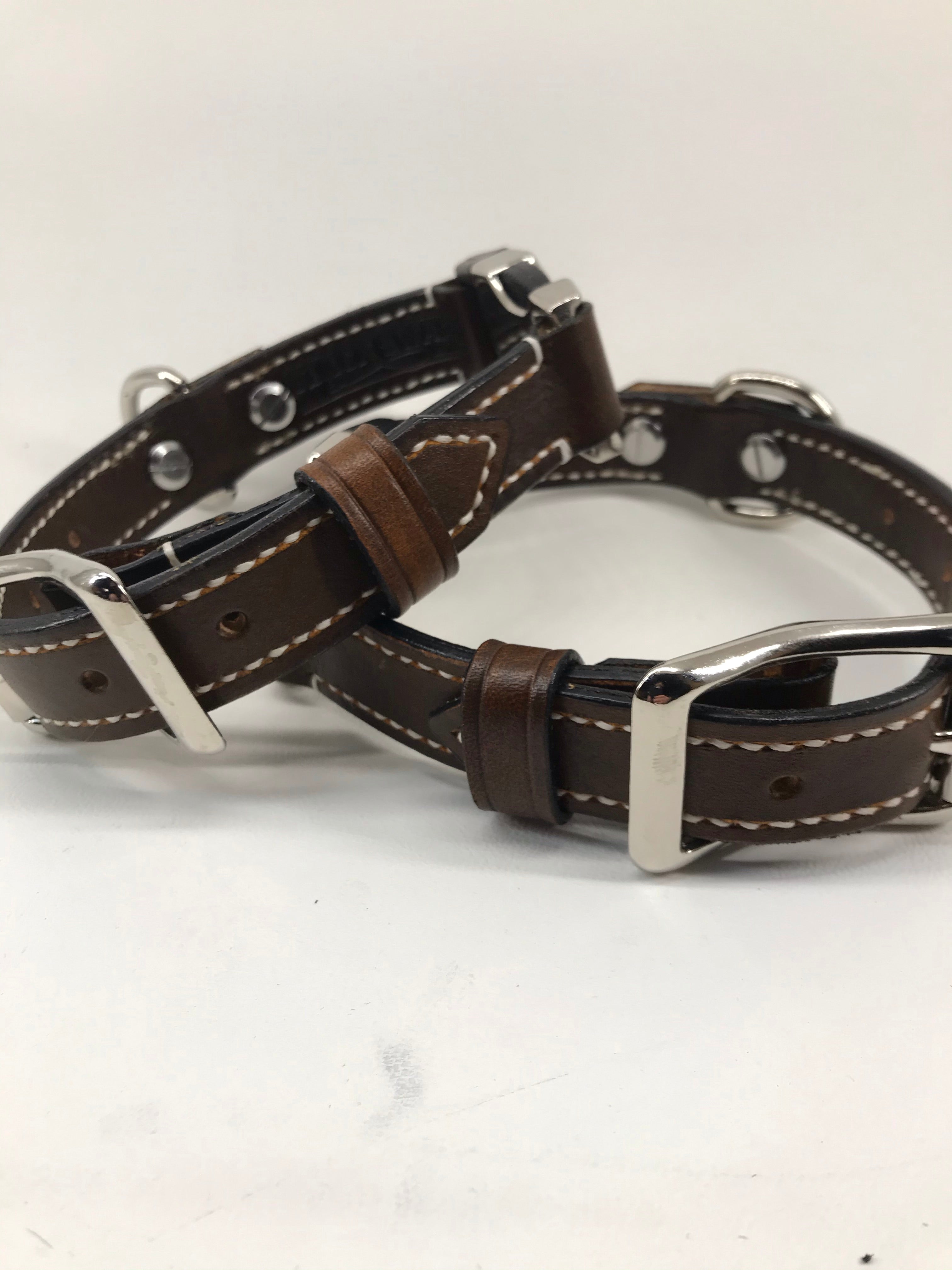 Quick Clip Leather Dog Collar - Black Swamp Leather Company