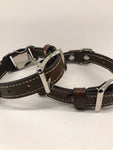Quick Clip Leather Dog Collar - Black Swamp Leather Company
