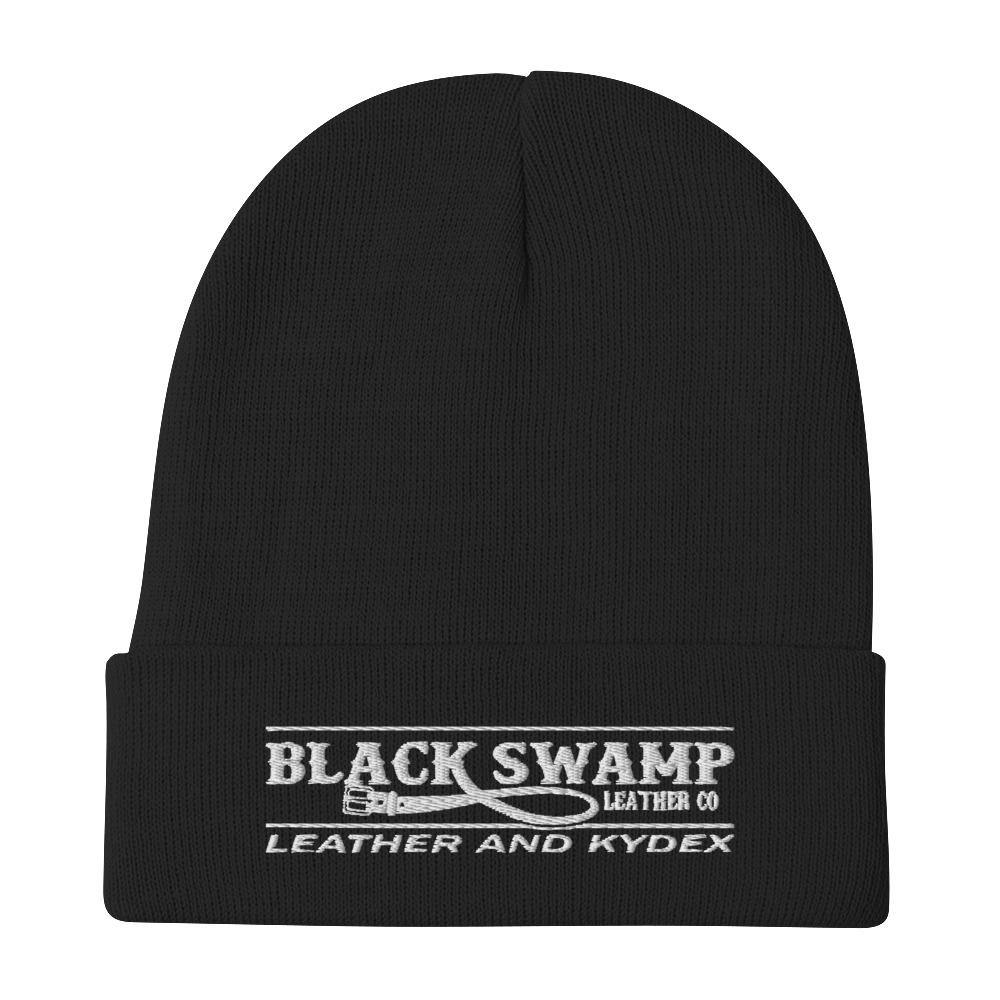 Embroidered Beanie - Black Swamp Leather Company
