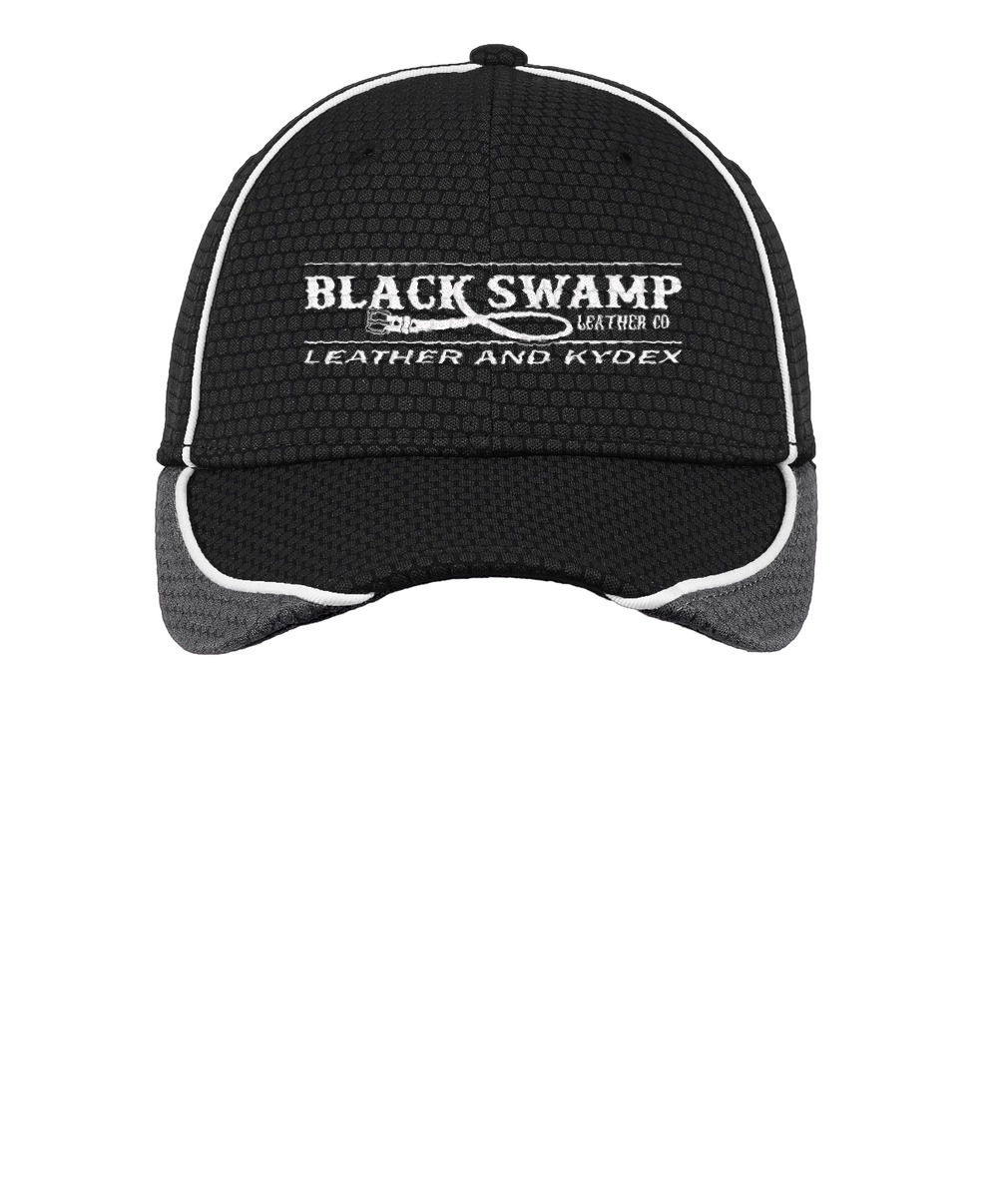 Embroidered Mesh Cap - Black Swamp Leather Company