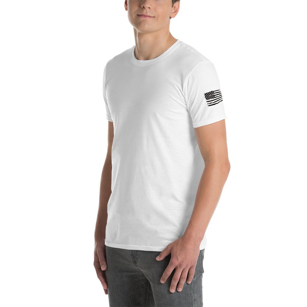 Firefighter Short-Sleeve Unisex T-Shirt Black Print