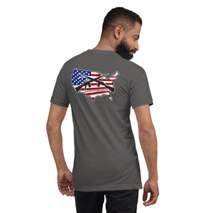 Crossed Rifles America Unisex t-shirt