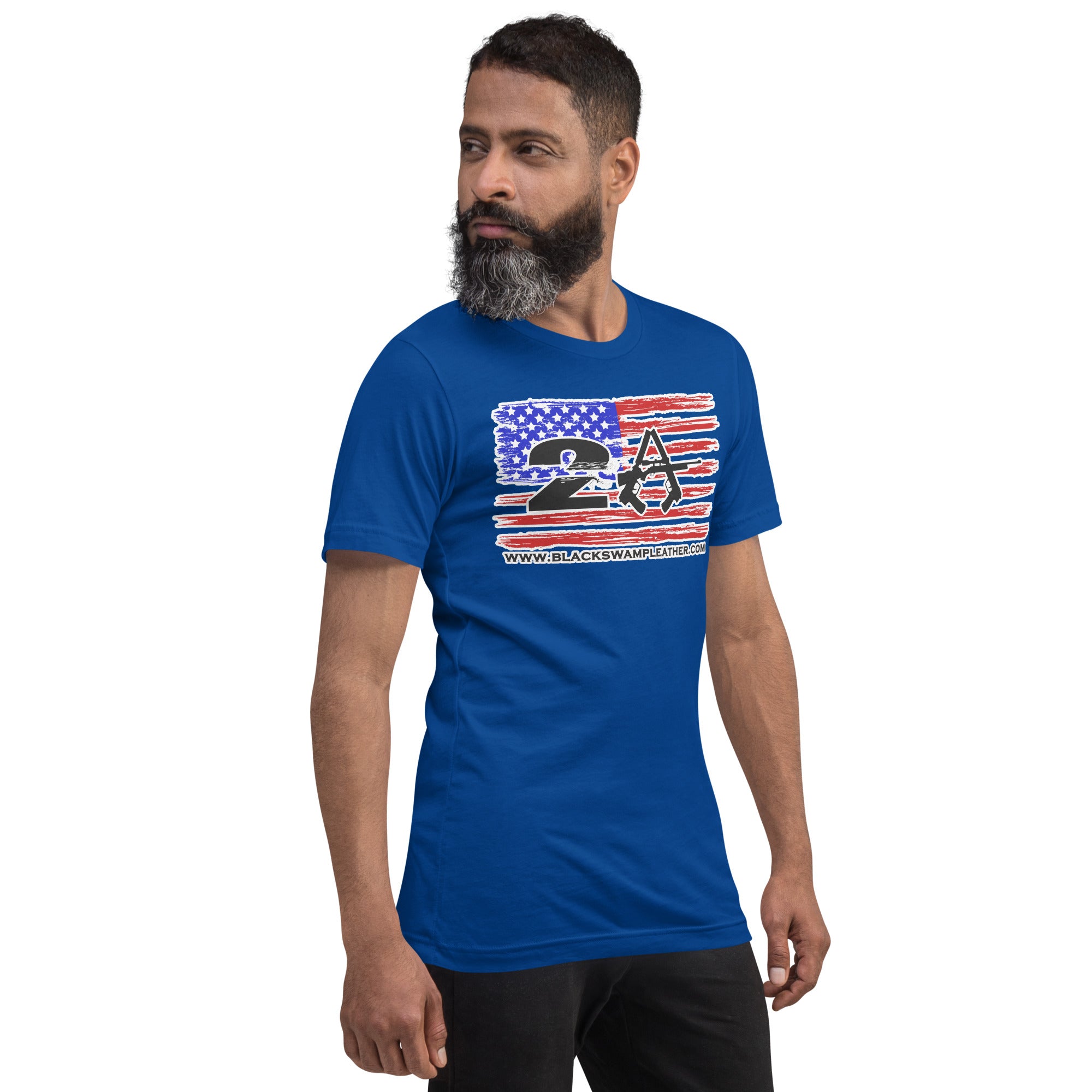 2A US Flag With Outline Unisex t-shirt