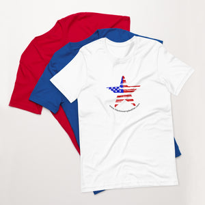 USA Star Unisex t-shirt
