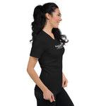 Unisex Short Sleeve V-Neck T-Shirt - Black Swamp Leather Company