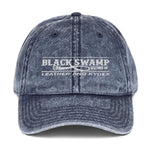 Vintage Cotton Twill Cap - Black Swamp Leather Company
