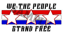 We The People Stand Free Design In Color