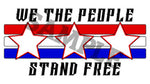 We The People Stand Free Design In Color